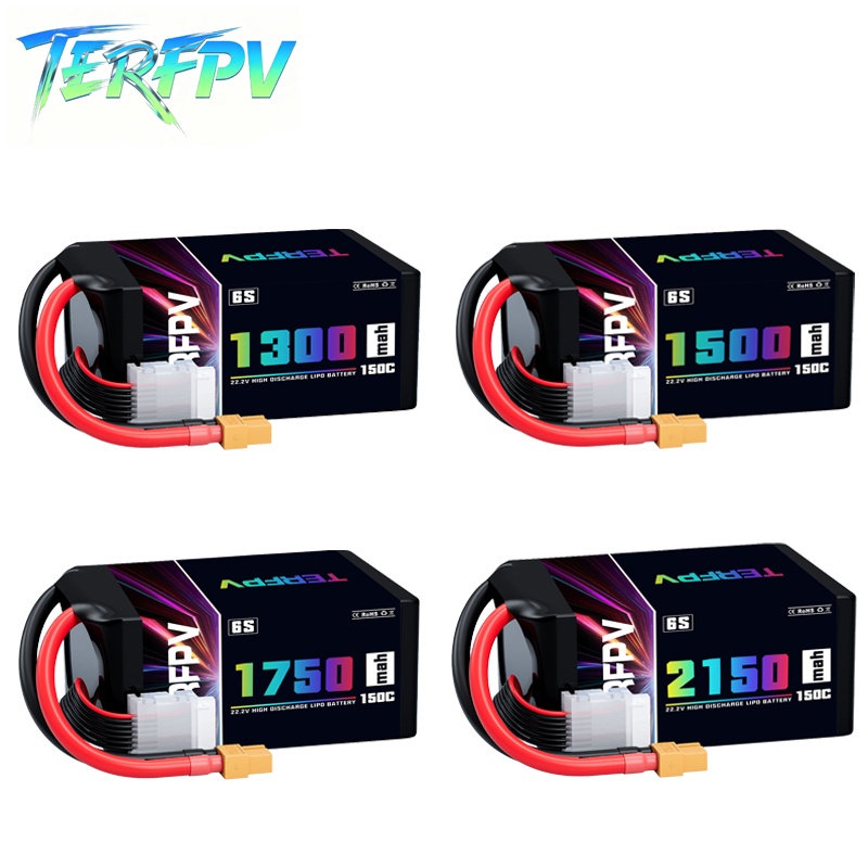 Drone Battery Plate - TERFPV Lipo Pil 6S 22.2V 1300/1500/1750./2150mAh