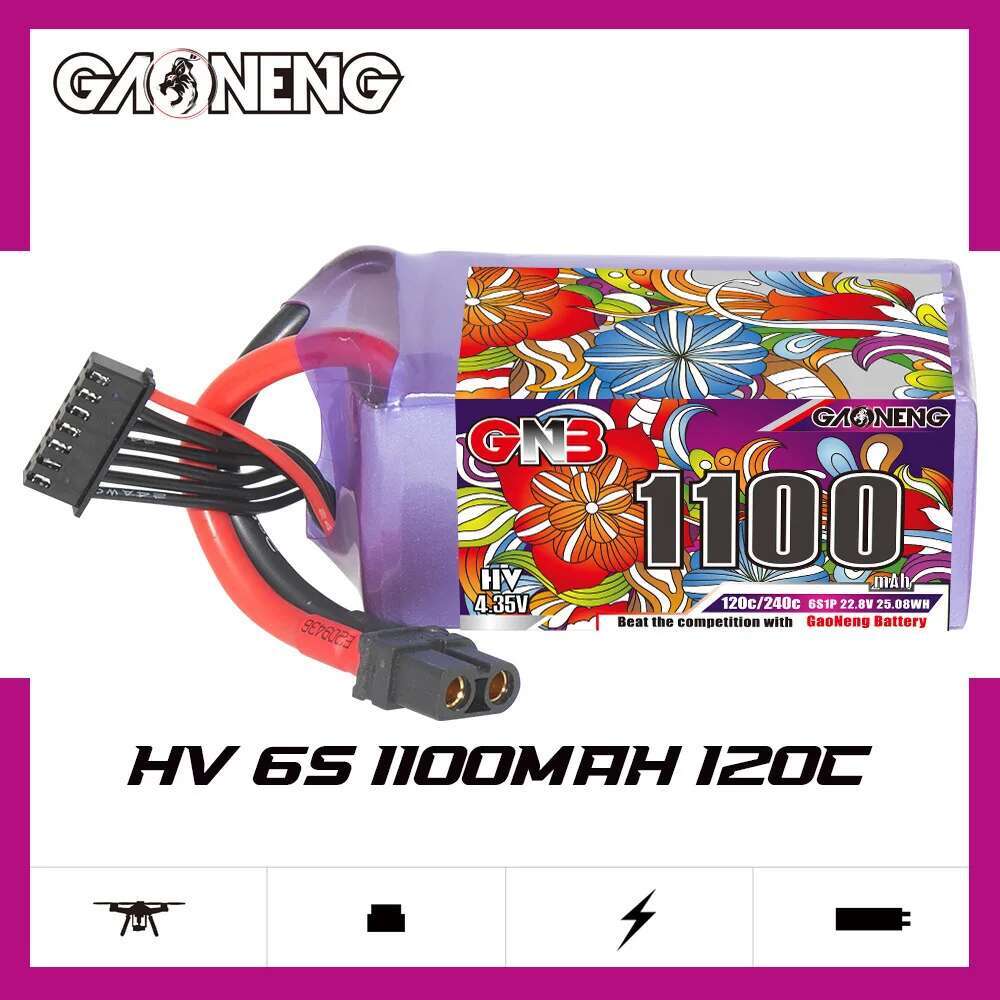2 adet GNB 6S Lipo Pil 22.8V 1 - Drone Battery Plate incelemesi ve fiyatı