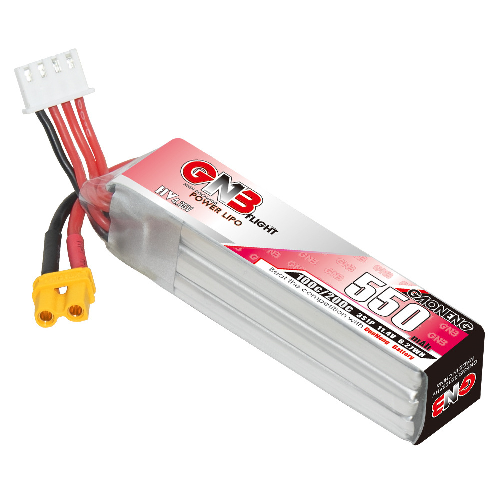 GNB HV 11.4V 550mAh 100C/200C  - Drone Battery Plate incelemesi ve fiyatı