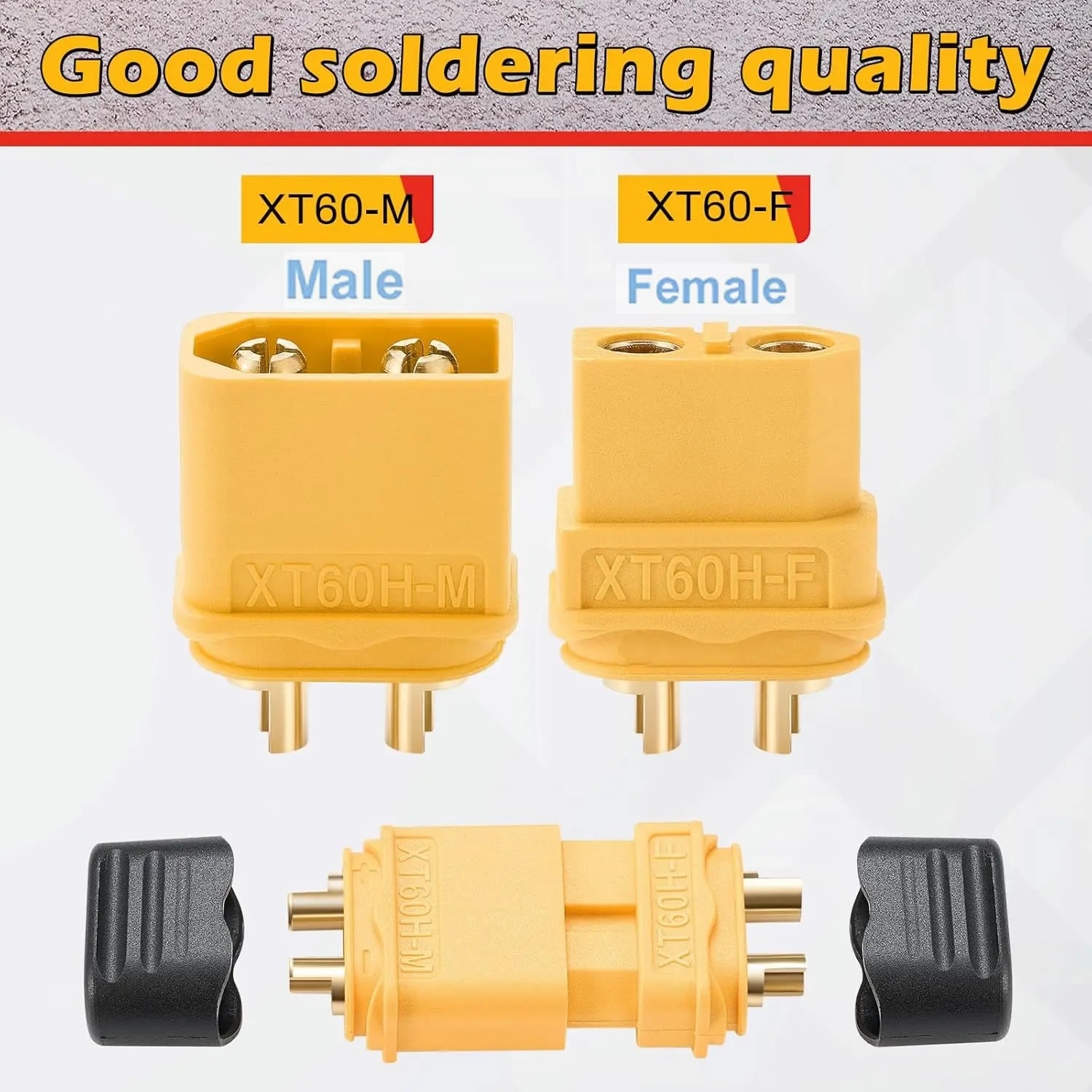 XT60 Konnektör Fişi, Kılıflı D - Drone Battery Connector incelemesi ve fiyatı